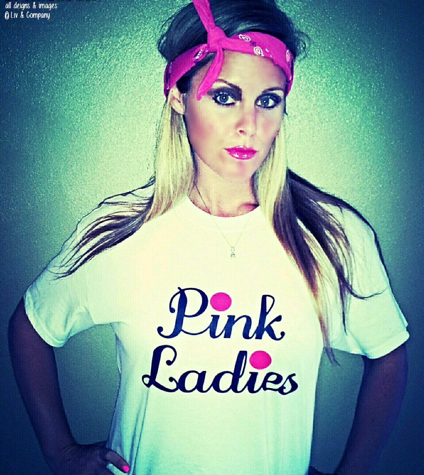 Pink Ladies Tshirt Grease T Shirt 50s Tshirt 60s Party Theme Shirt Small Medium Large Xl