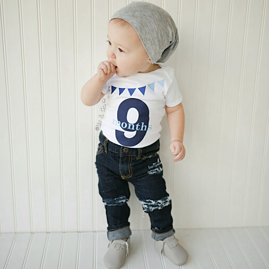 Monthly Baby Outfits - 9 Month Baby Boy 