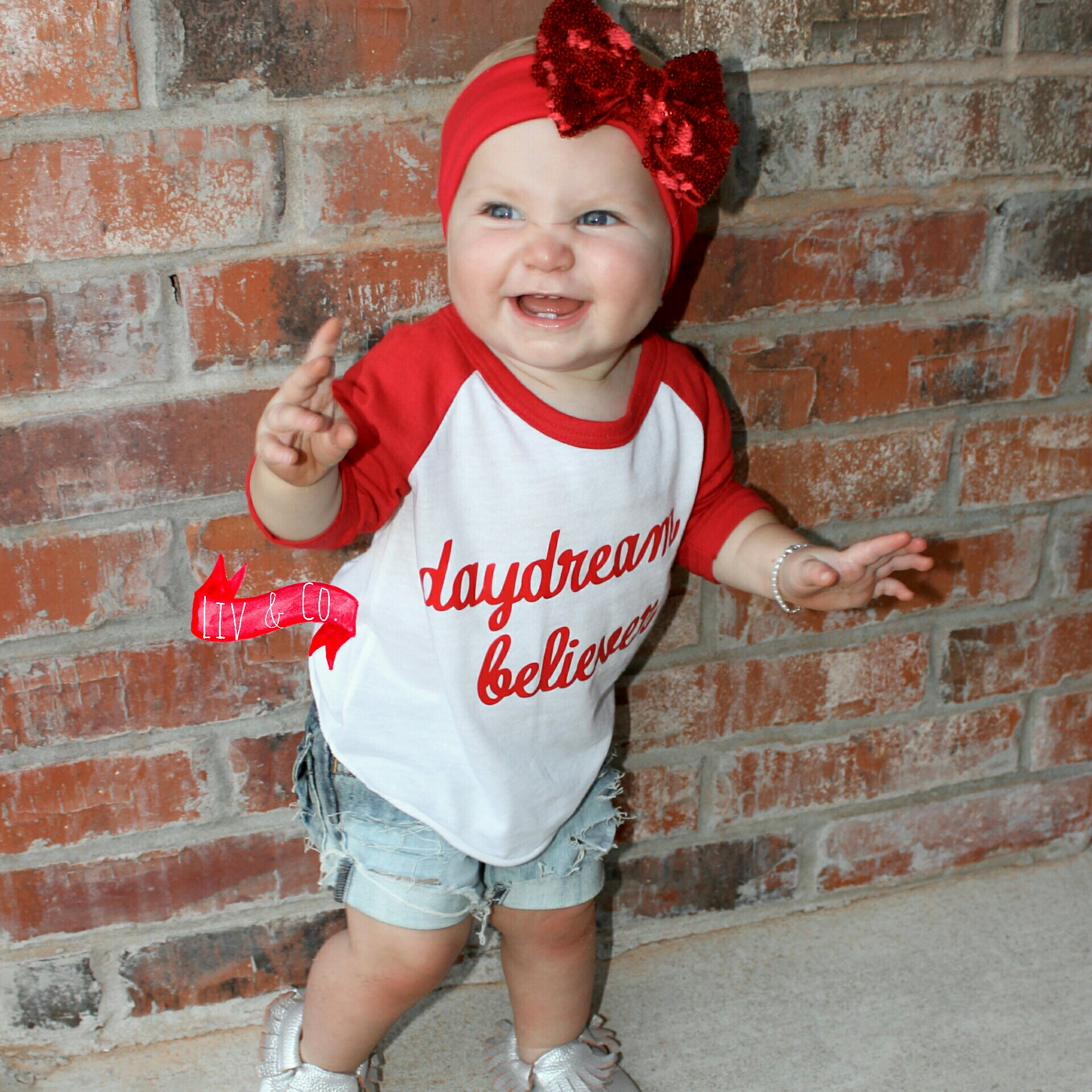Baby Raglan Shirts - Toddler Girl Shirts - Baby Girl Clothes